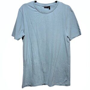 Men's ASOS Design Solid Light Blue Crewneck Short Sleeve T-Shirt XL
